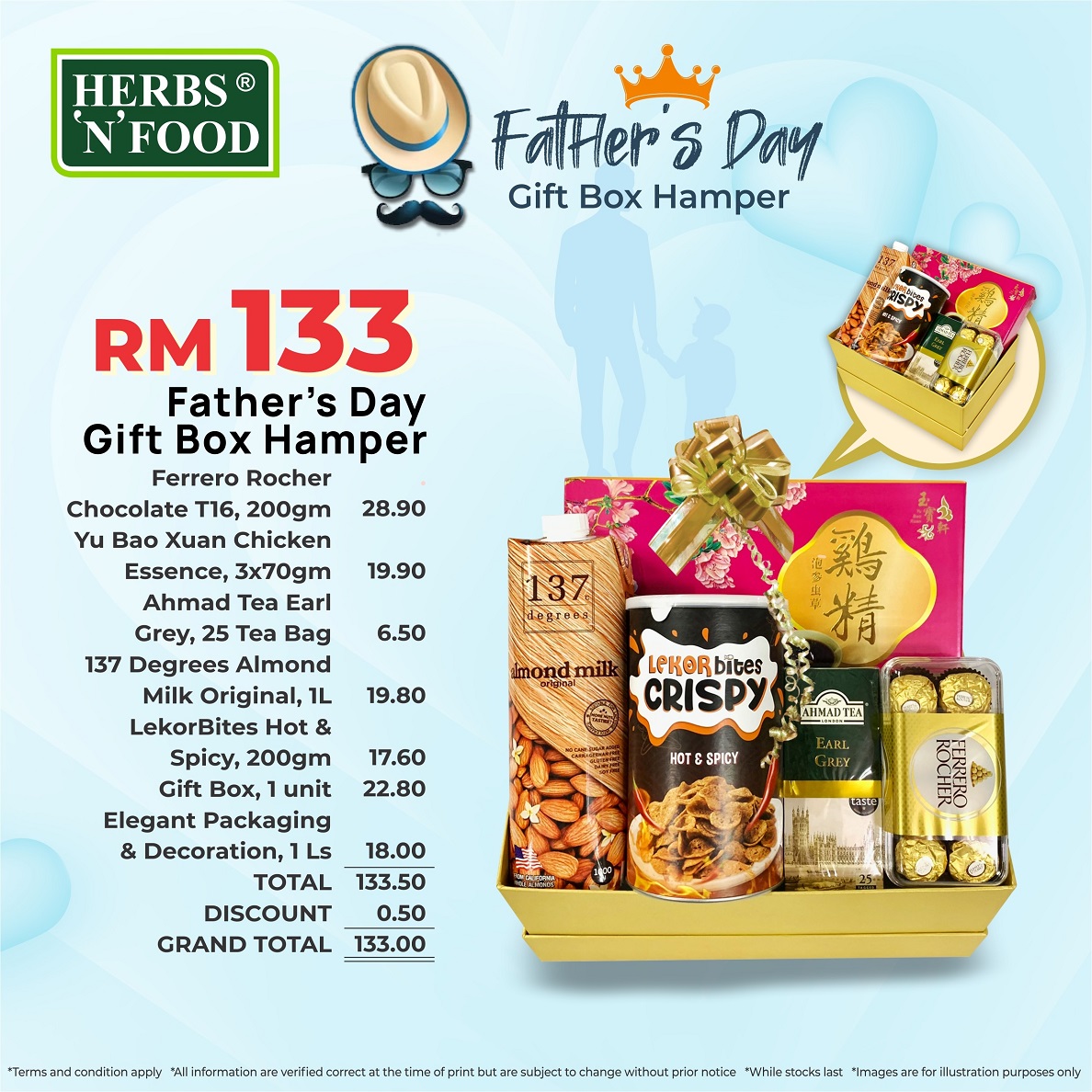 HNF FATHER’S DAY GIFT BOX HAMPER RM133